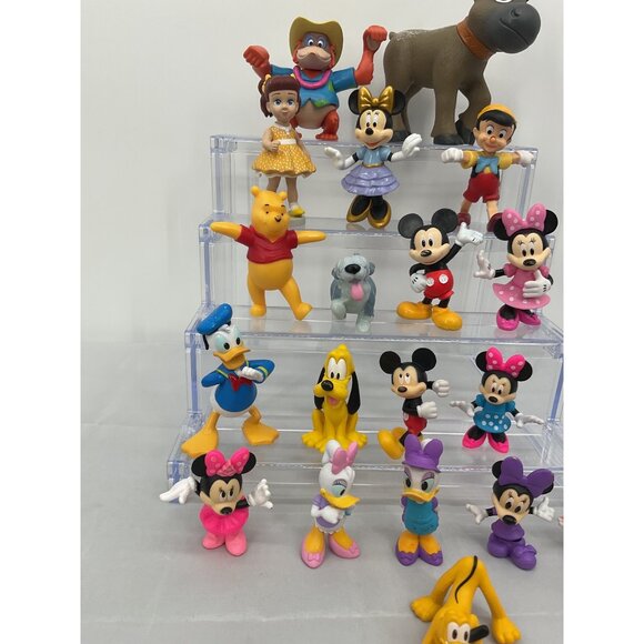 Disney Figurine Collectible Set Featuring Mickey & Friends Toys or Cake Toppers - Picture 2 of 4